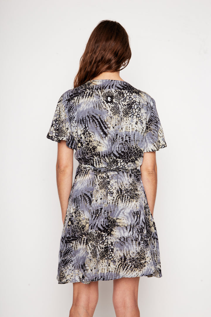 Vestido Sade Print Pitón Mujer