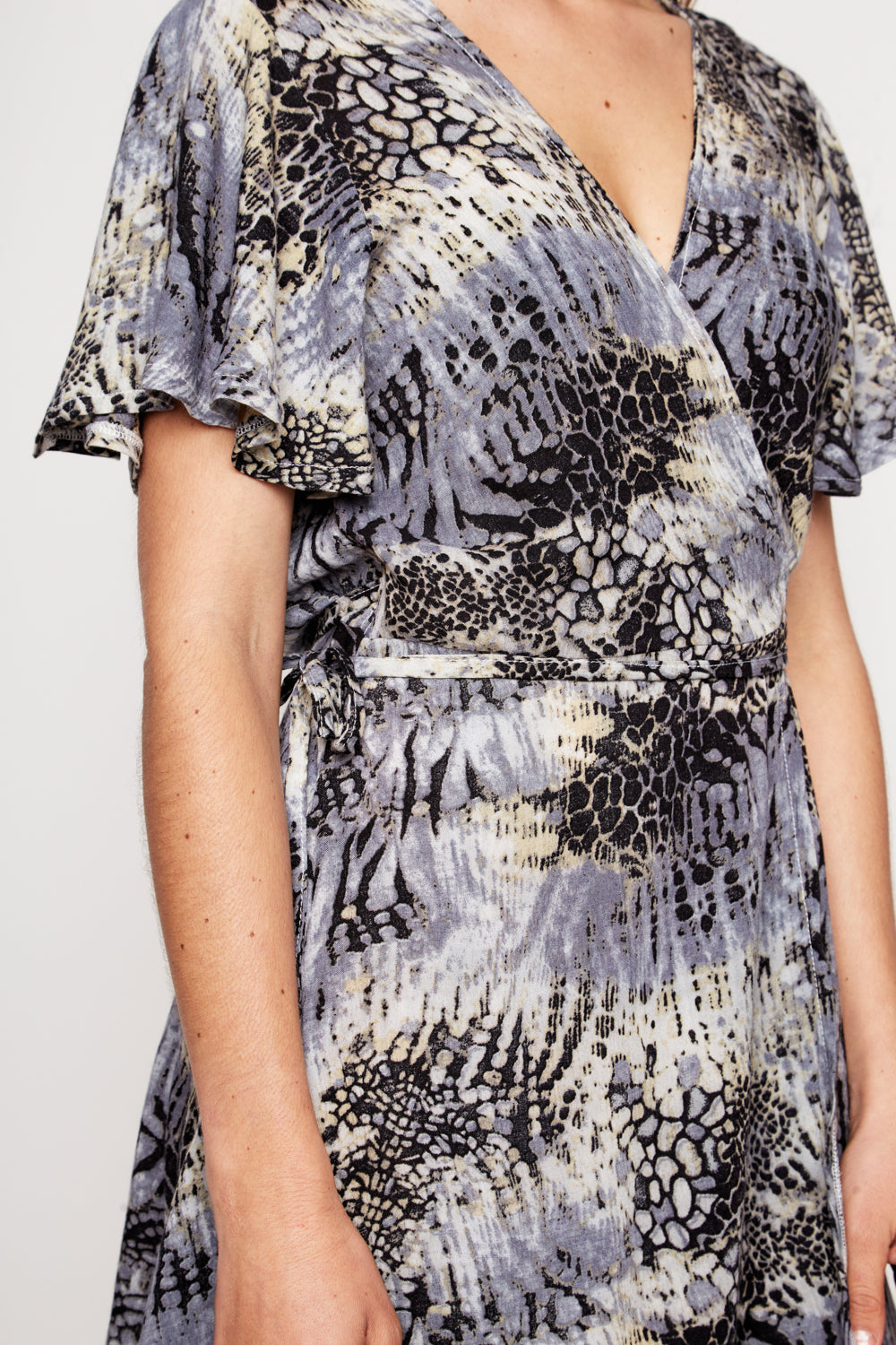 Vestido Sade Print Pitón Mujer