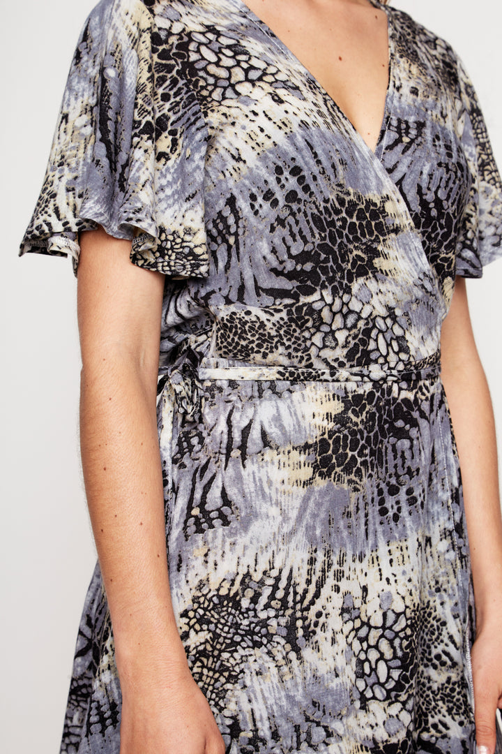 Vestido Sade Print Pitón Mujer