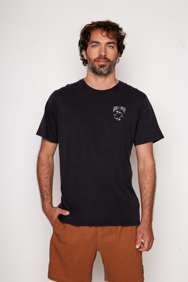 Polera Puya Orgánica Negro Hombre