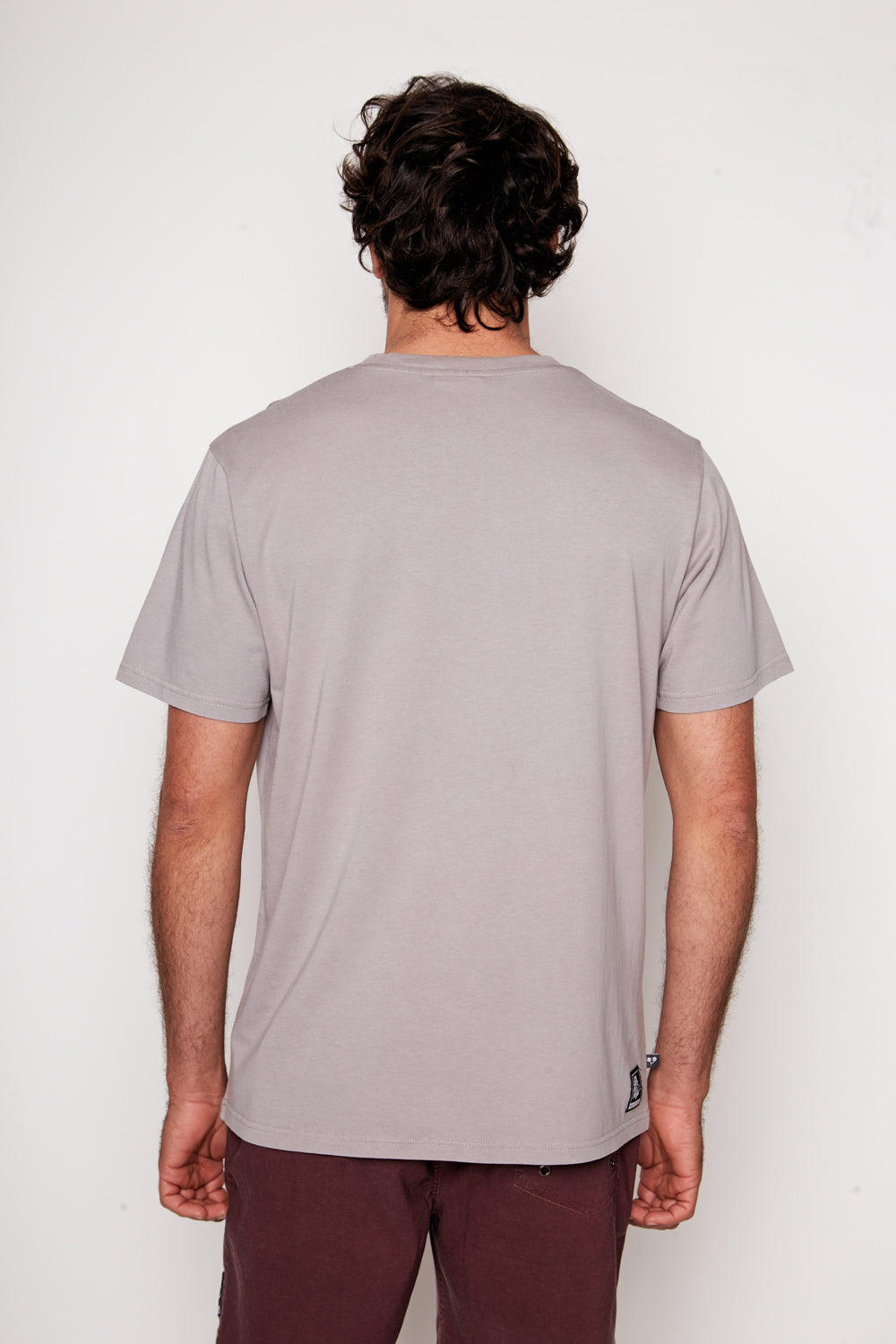 Polera Trona Orgánica Gris Hombre