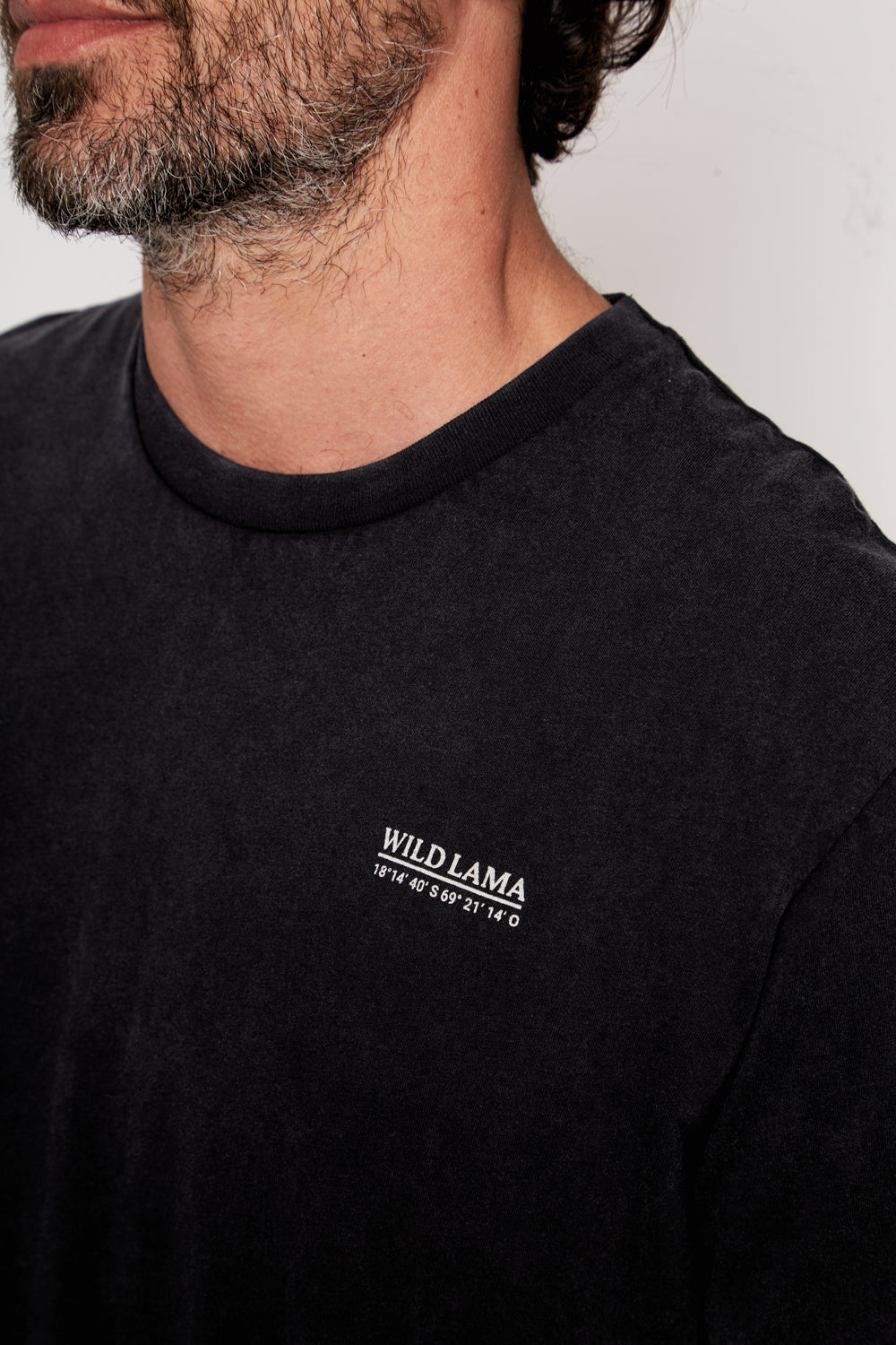 Polera Terra Orgánica Negra Hombre