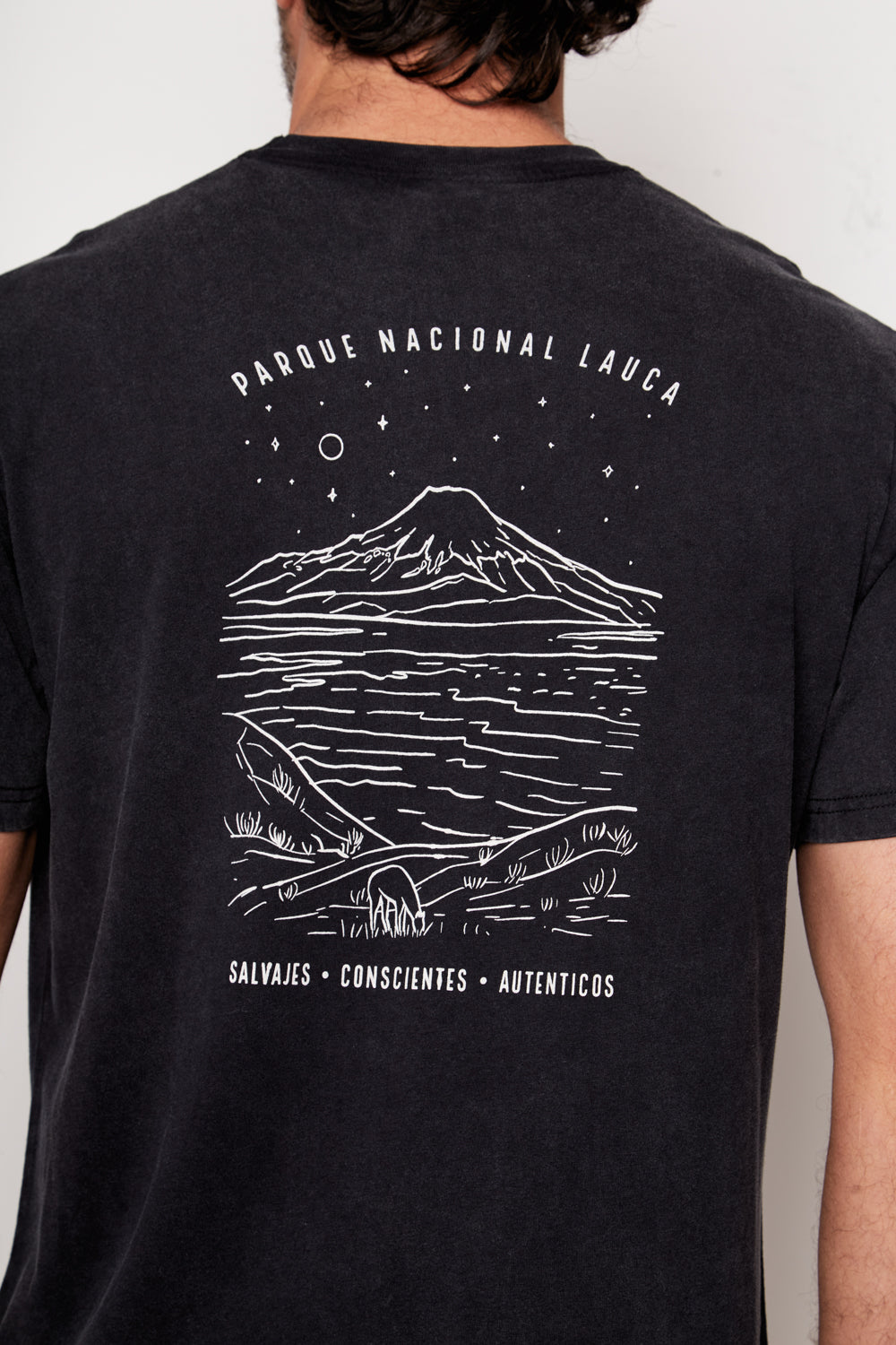 Polera Terra Orgánica Negra Hombre