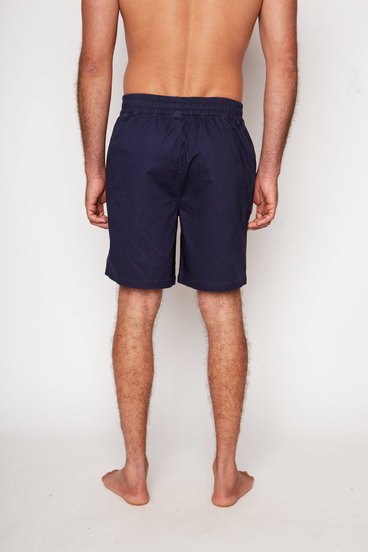 Short Borea Orgánico Azul Hombre