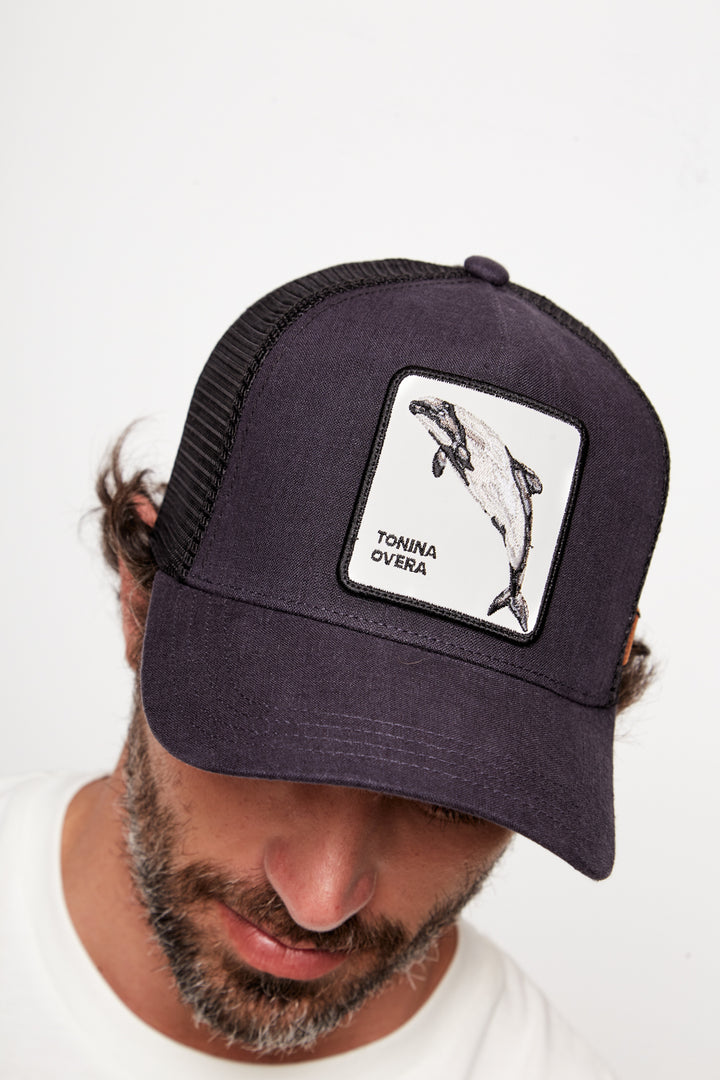 Jockey Tonina Lino Azul Oscuro Lavado