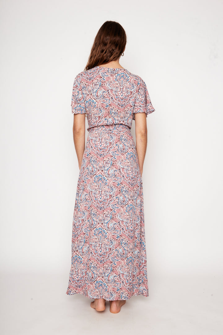 Vestido Aura Viscosa Rosado Mujer