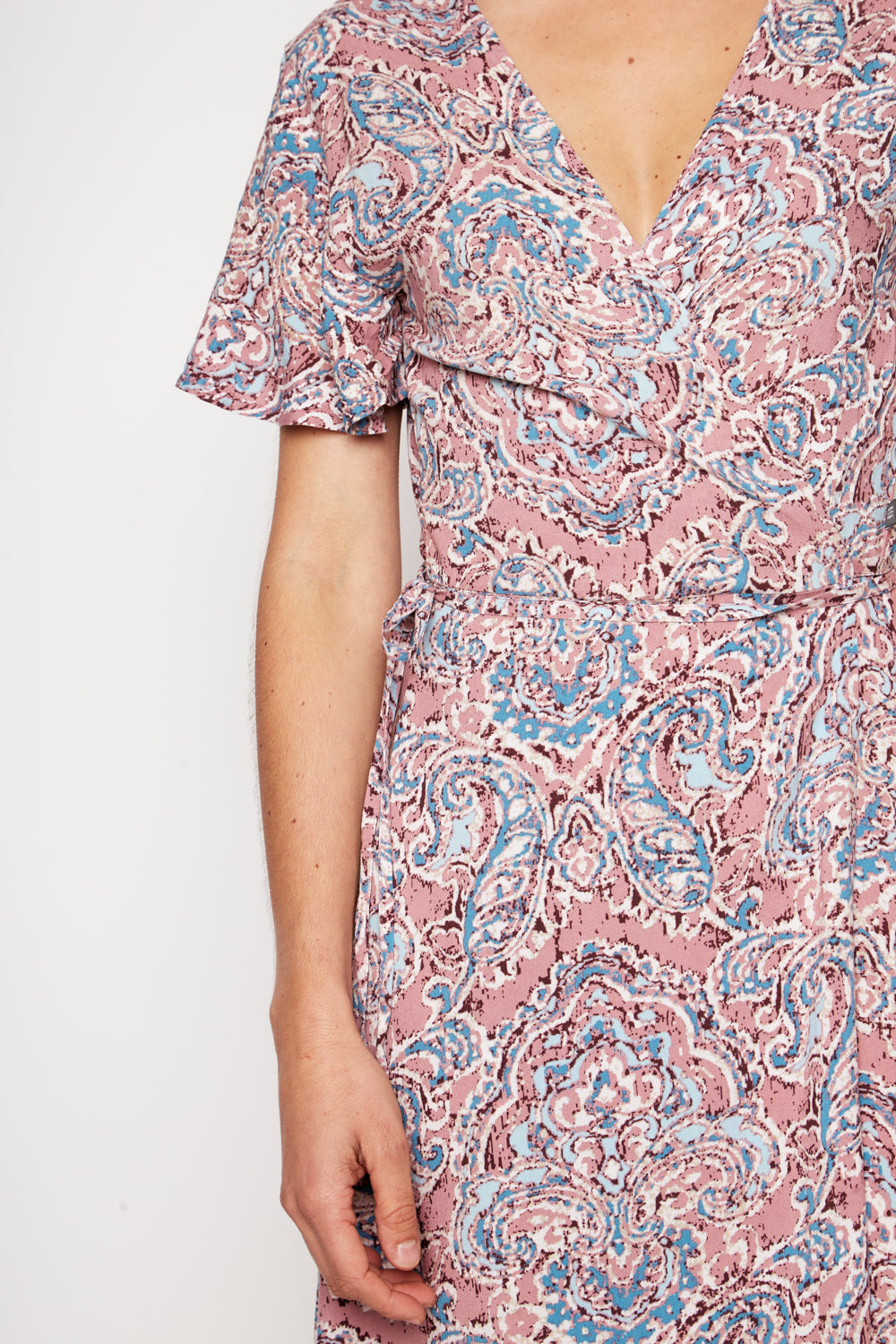 Vestido Aura Viscosa Rosado Mujer