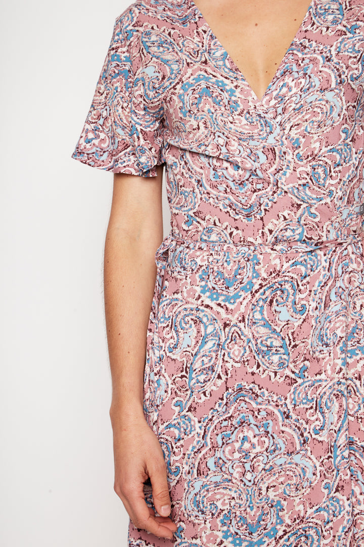 Vestido Aura Viscosa Rosado Mujer