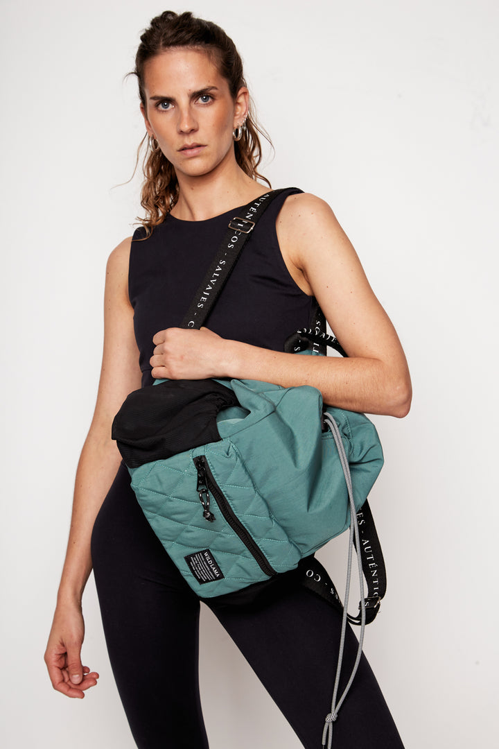 Mochila Sabu Reciclado Verde MOVE