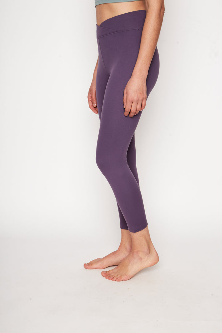 Calza Mirta Reciclada Morada Mujer MOVE