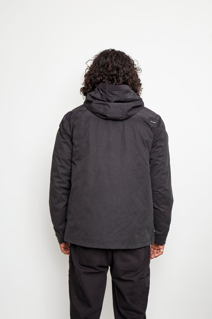 Parka Ruga 3 en 1 Reciclada Negro Hombre