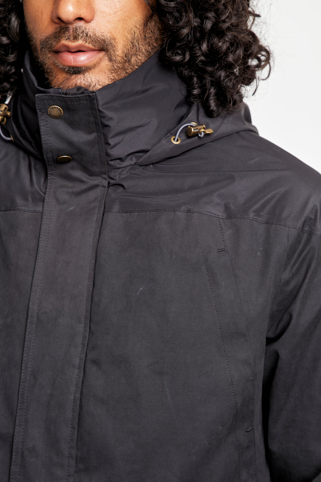 Parka Ruga 3 en 1 Reciclada Negro Hombre