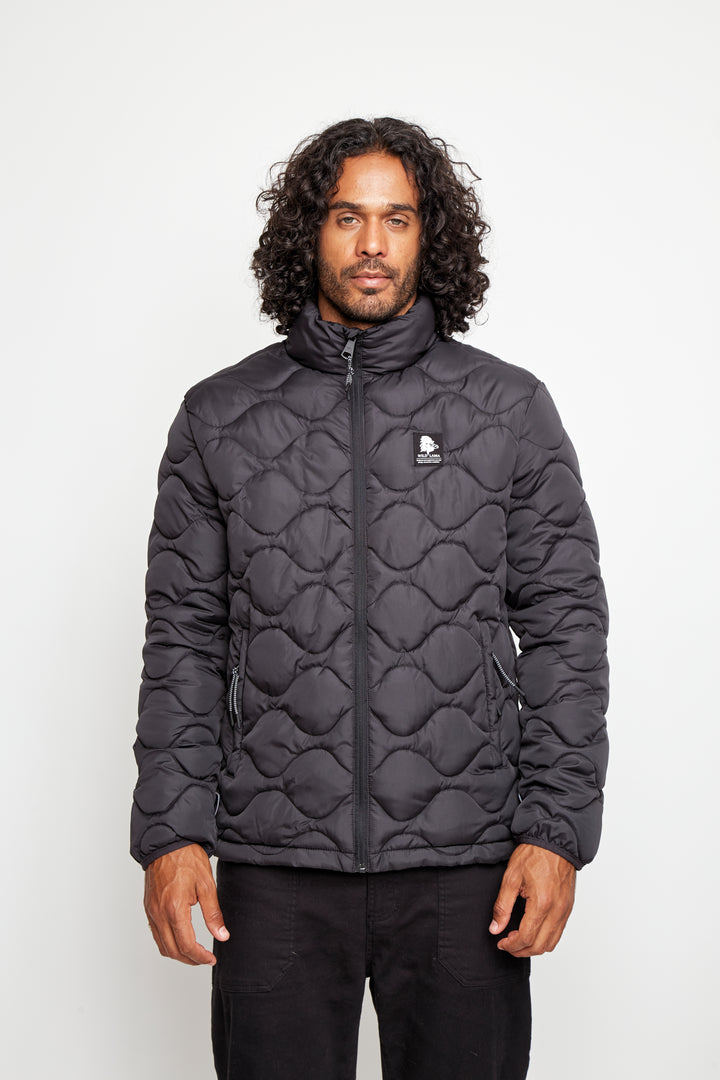 Parka Ruga 3 en 1 Reciclada Negro Hombre
