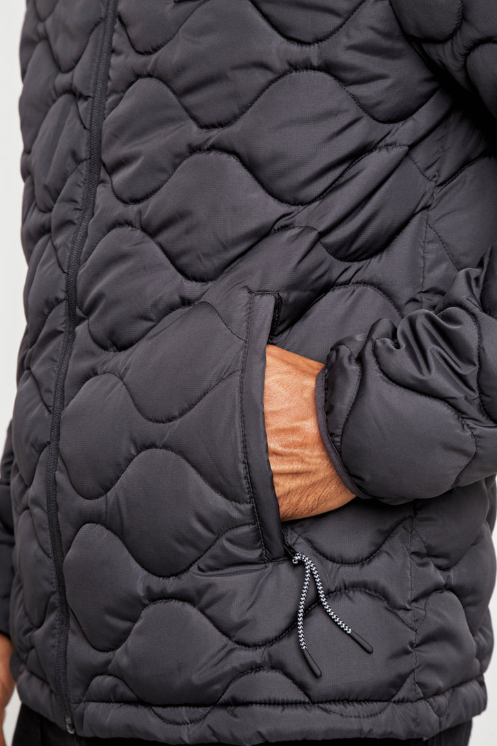 Parka Ruga 3 en 1 Reciclada Negro Hombre