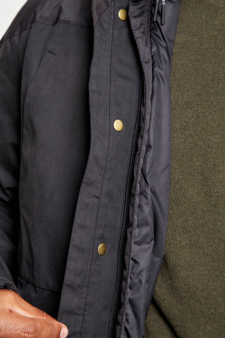 Parka Ruga 3 en 1 Reciclada Negro Hombre