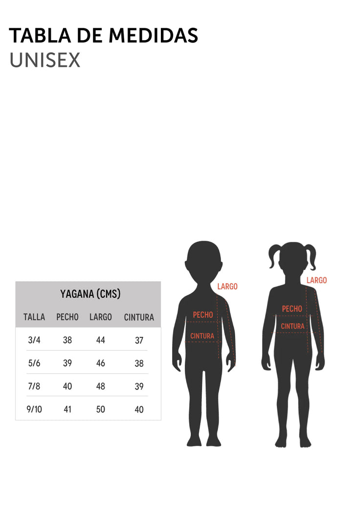 Polera Yagana Orgánica Verde KIDS