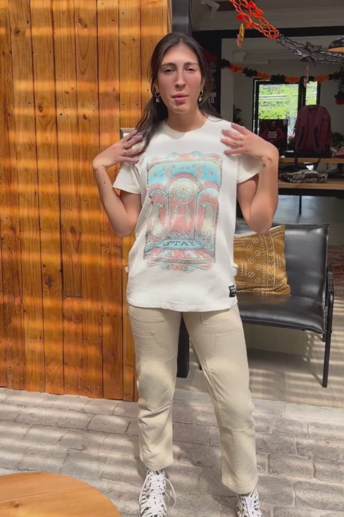 Polera Manga Corta Genovesa Lila Mujer
