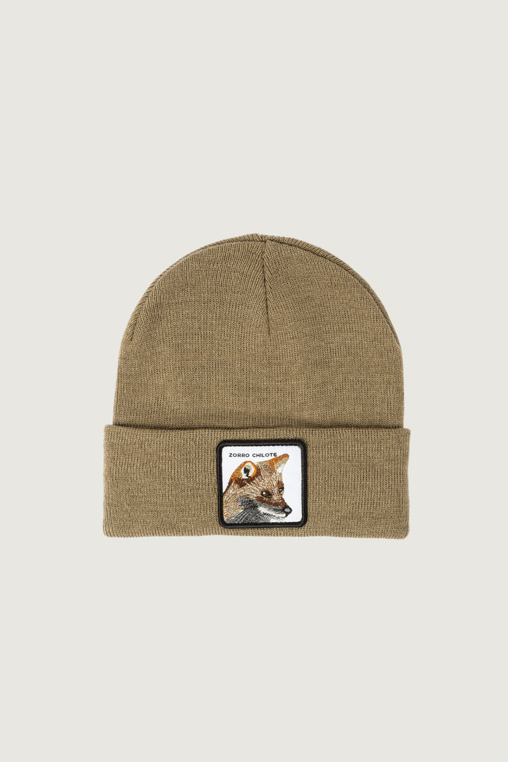Gorro Zorro Chilote Reciclado Fit Medio Café