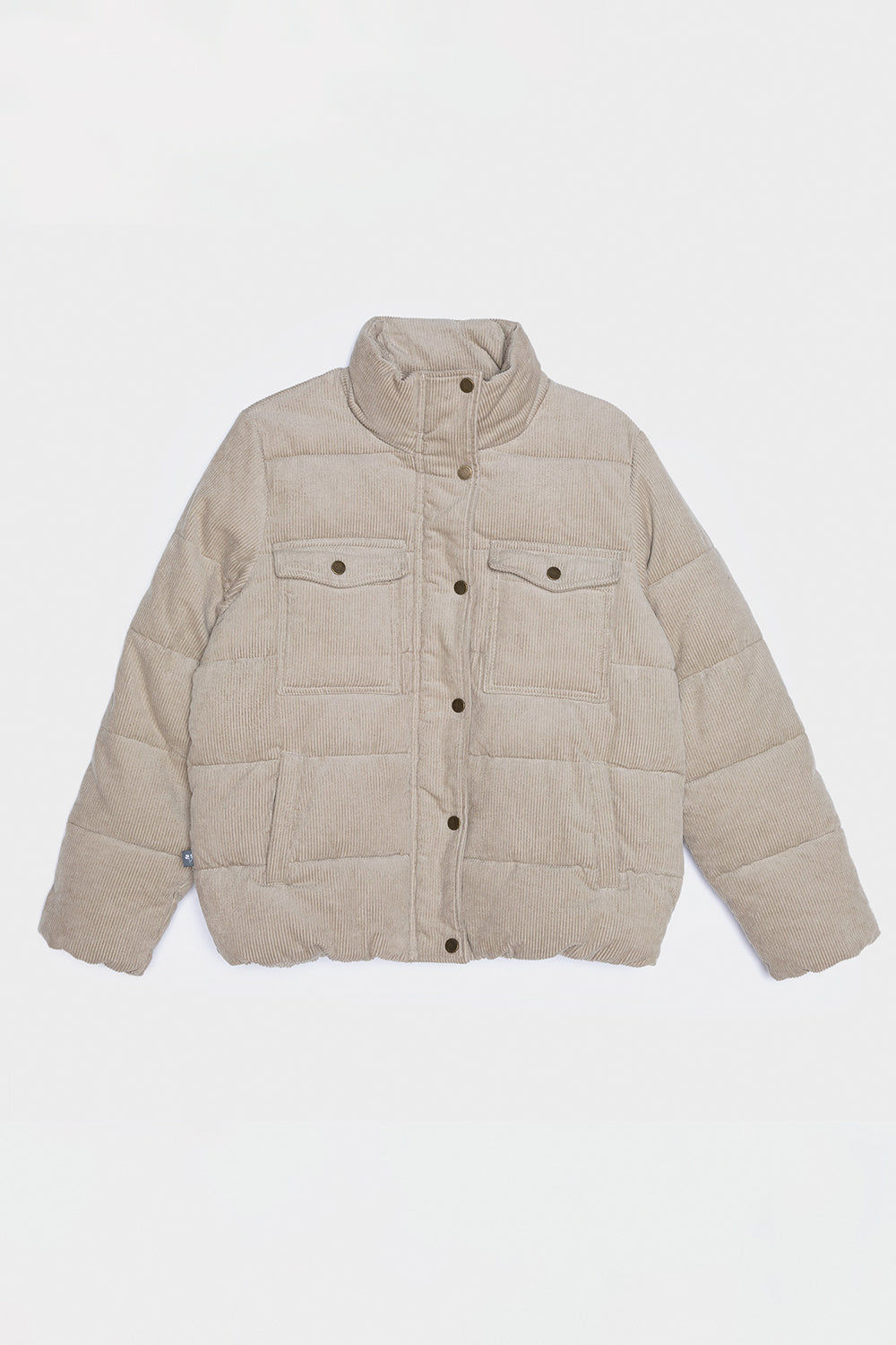 Parka Chic Puffa Orgánica Reciclada Café Mujer