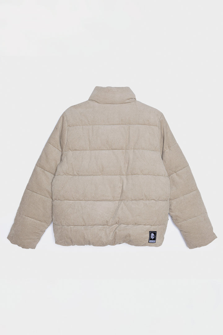 Parka Chic Puffa Orgánica Reciclada Café Mujer