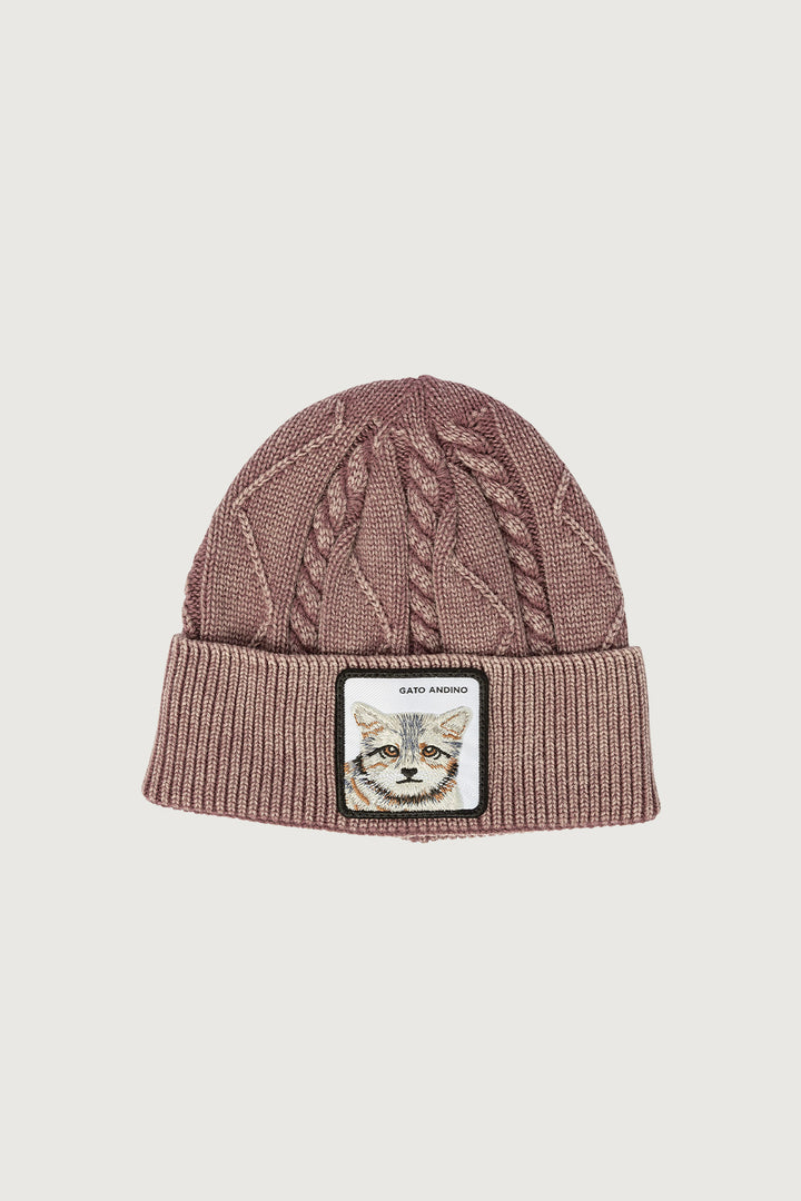 Gorro Gato Andino Acid Algodón Orgánico Fit Corto Rosado