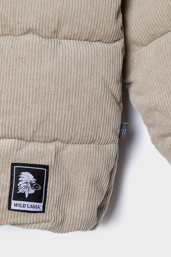 Parka Chic Puffa Orgánica Reciclada Café Mujer