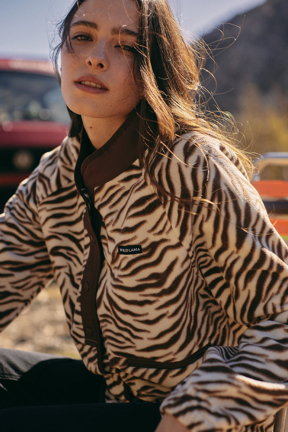 Polar Dias Fleece Reciclado Café Mujer