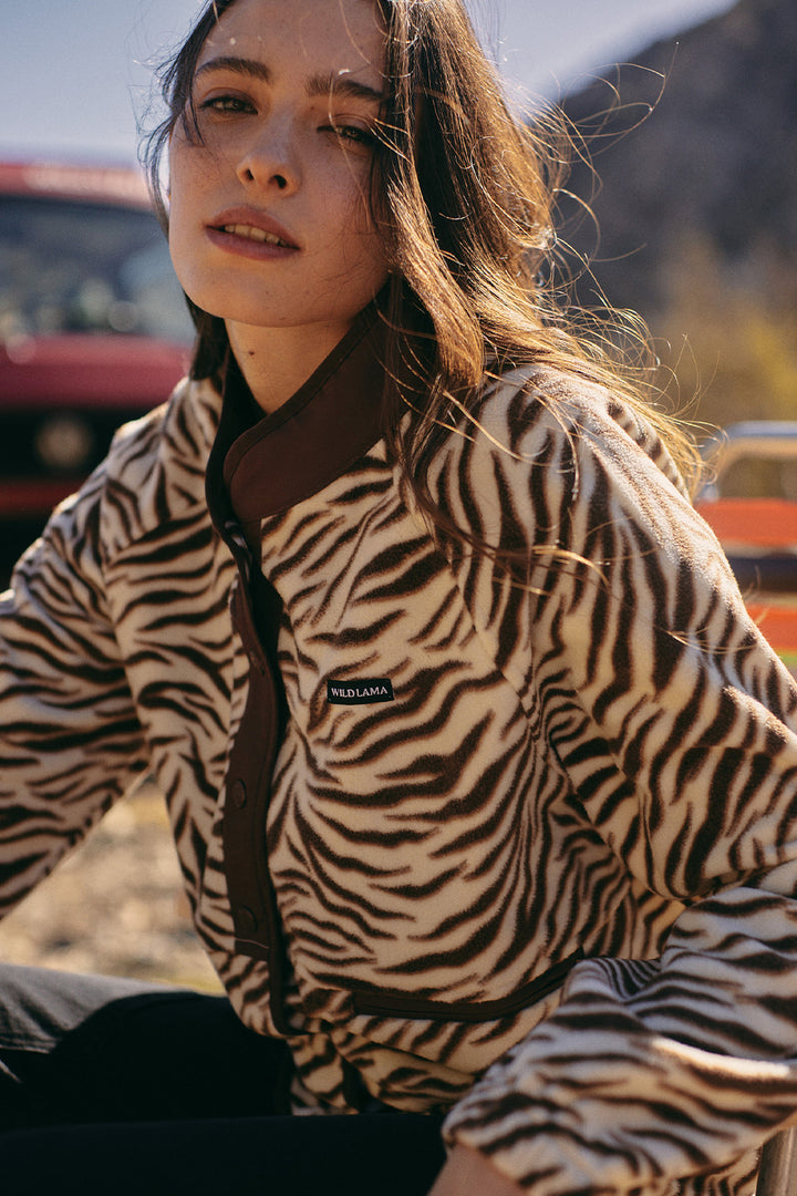 Polar Dias Fleece Reciclado Café Mujer