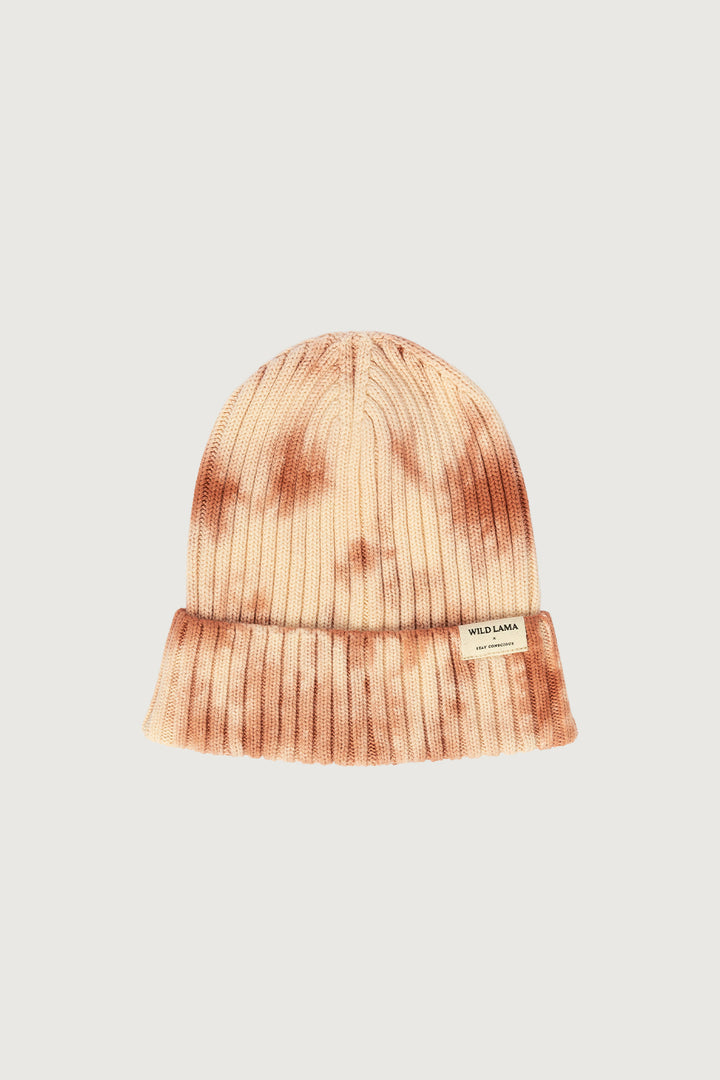 Gorro Tie Dye Algodón Orgánico Fit Corto Naranjo