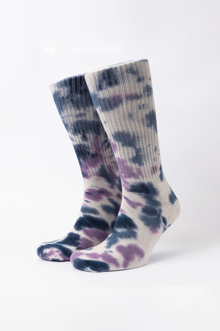 Calcetín Tie Dye Morado Mujer (36 a 40)