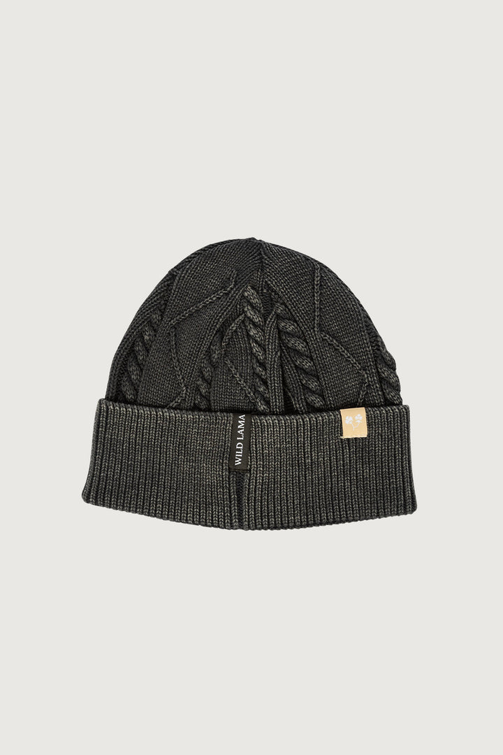Gorro Acid Algodón Orgánico Conguillio Fit Corto Negro