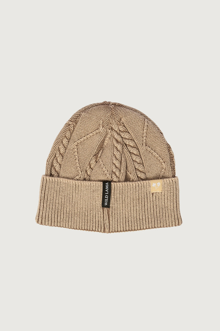 Gorro Acid Algodón Orgánico Lauca Fit Corto Café