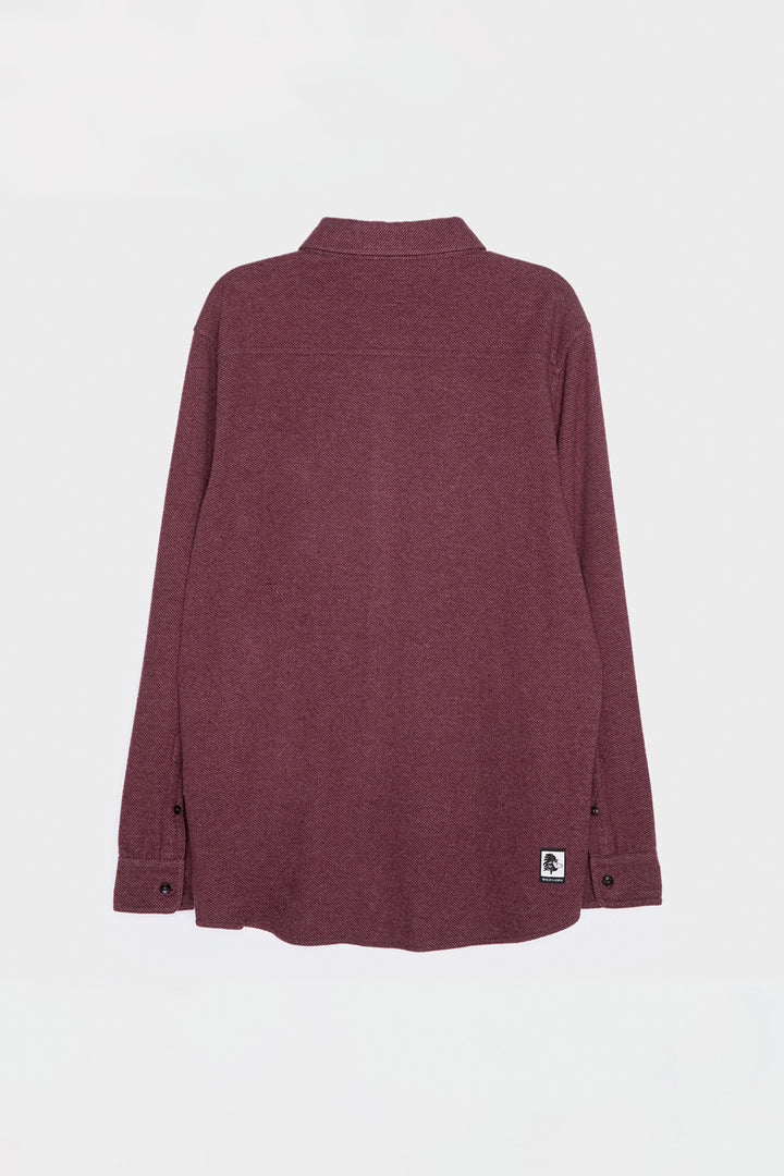 Camisa Notro Reciclada Burdeo Hombre