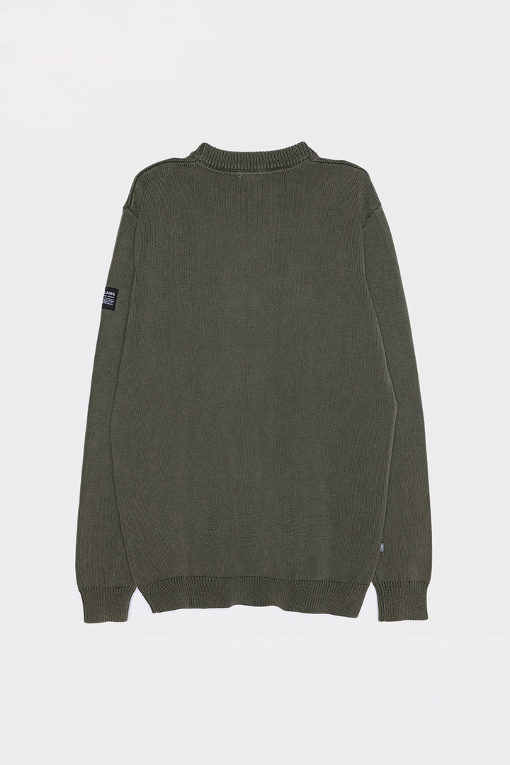 Sweater Tros Orgánico Verde Hombre