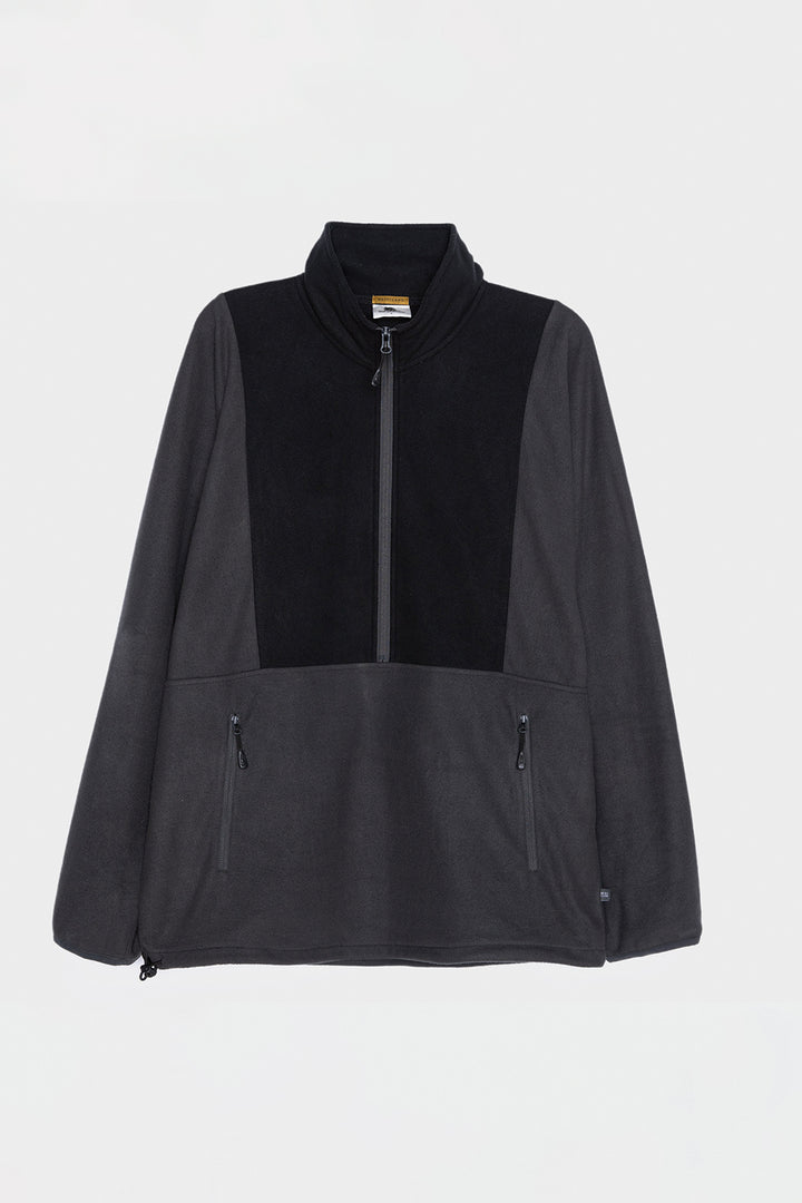 Polar Radal Reciclado Negro Hombre