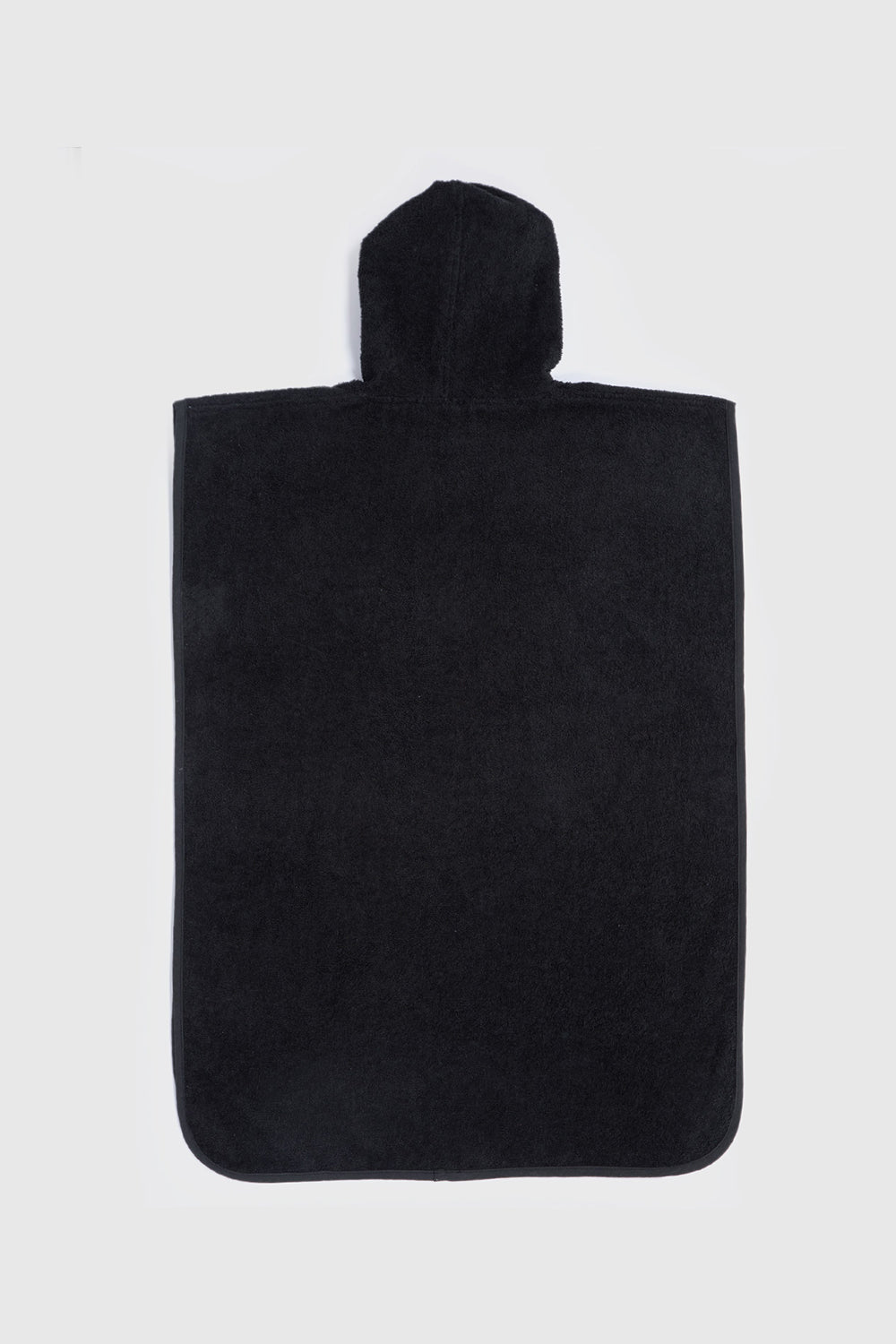 Toalla Poncho Orgánica Niños Negro