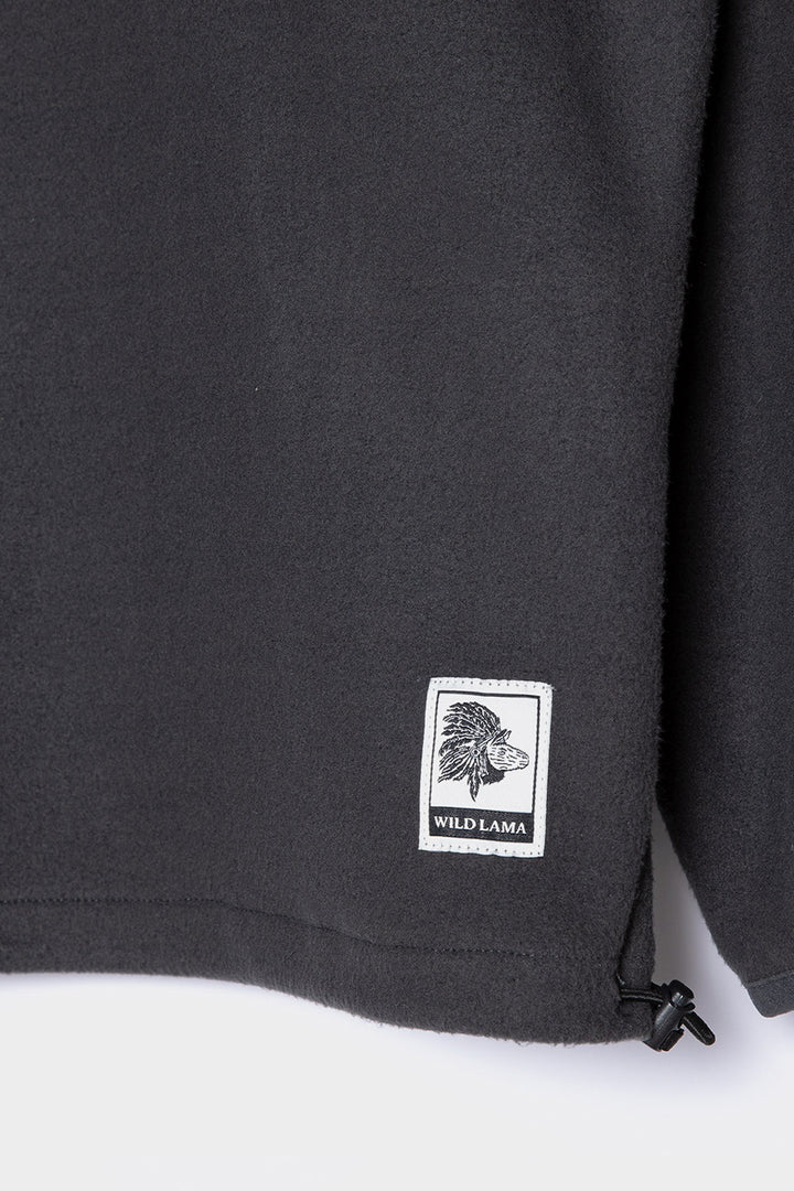 Polar Radal Reciclado Negro Hombre