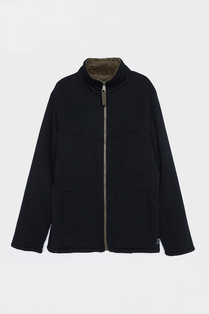 Polar Reversible Petra Reciclado Orgánico Verde Hombre