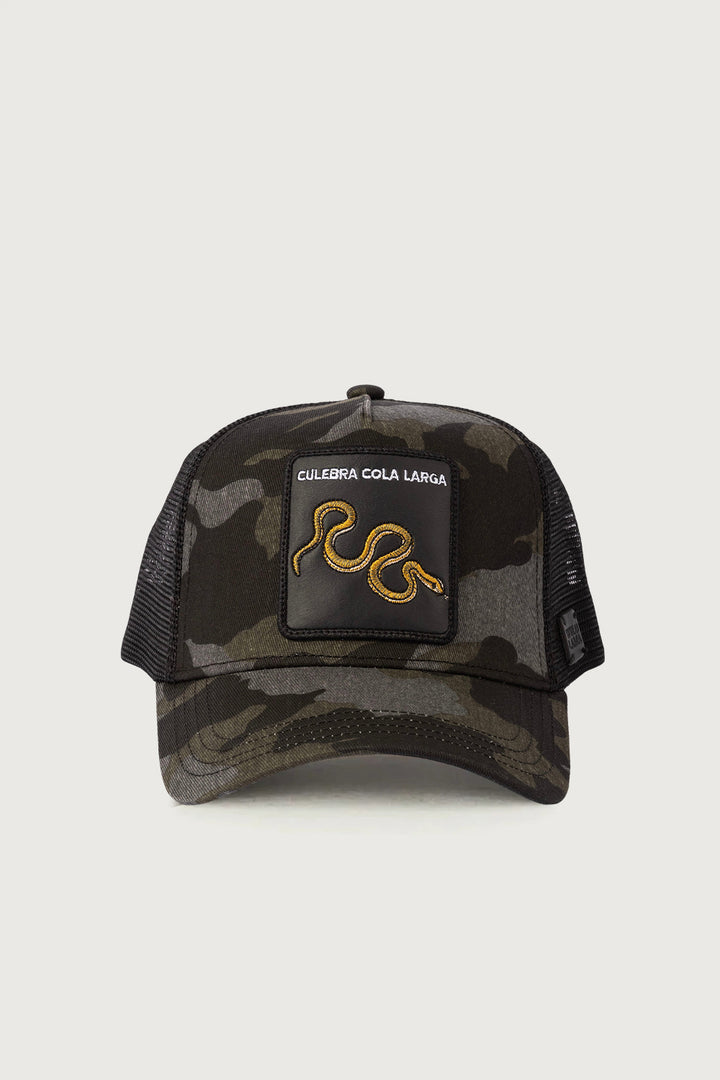 Jockey Culebra Cola Larga Algodón Orgánico Camo Negro