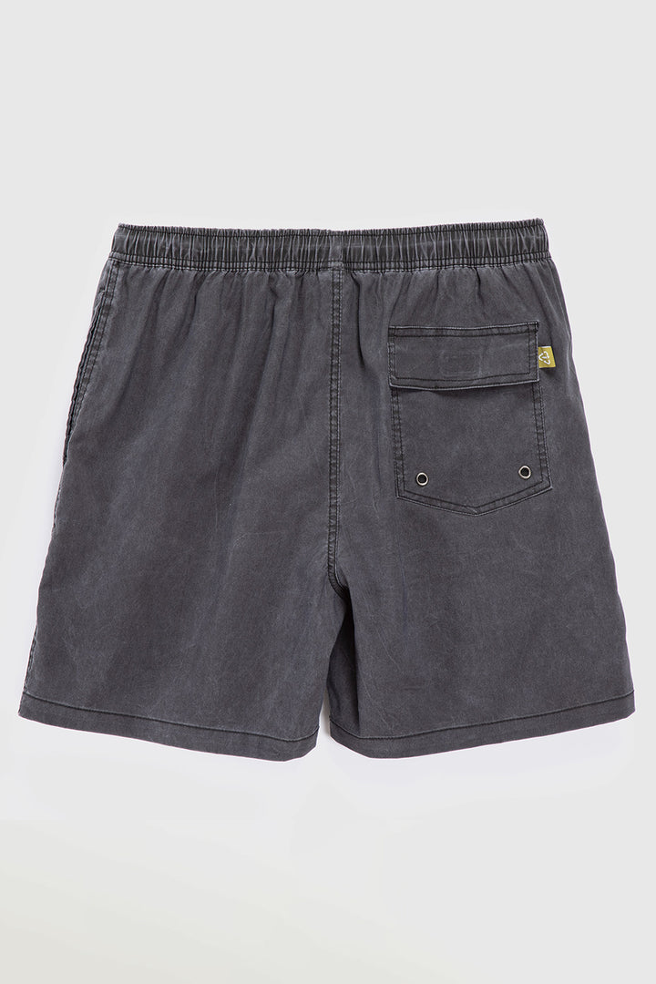 Traje de Baño Acid Solid Negro Hombre