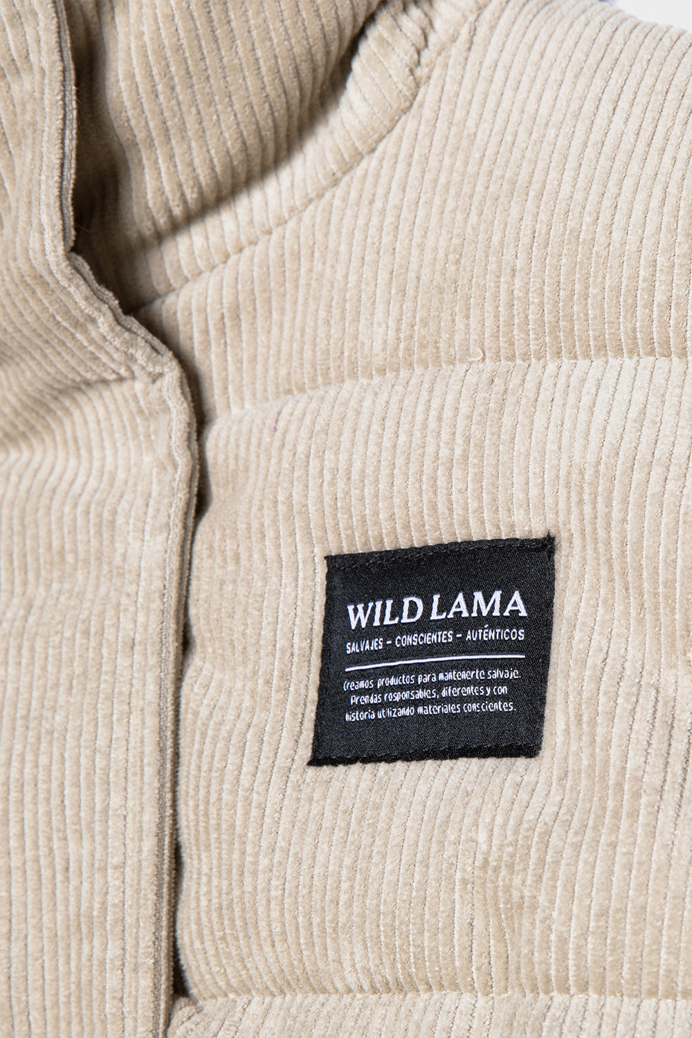 Parka Chic Puffa Orgánica Reciclada Café KIDS