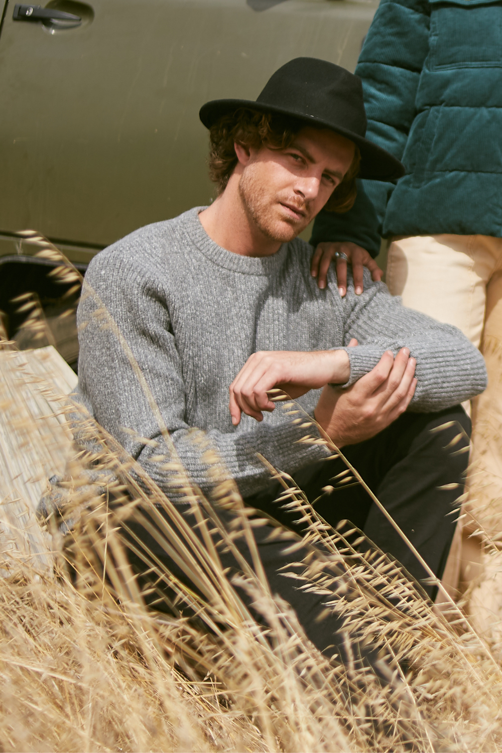 Sweater Avellano Orgánico Gris Hombre