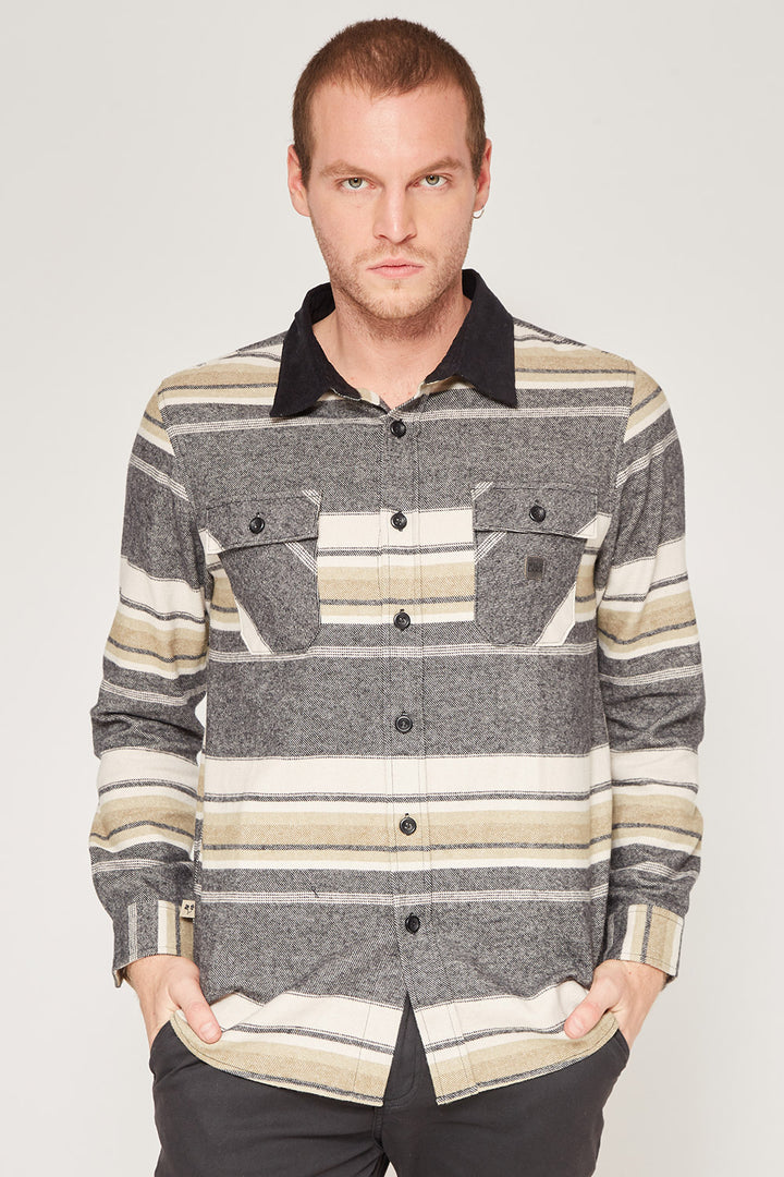 Camisa Urban Scottish Algodón Orgánico Hombre Verde