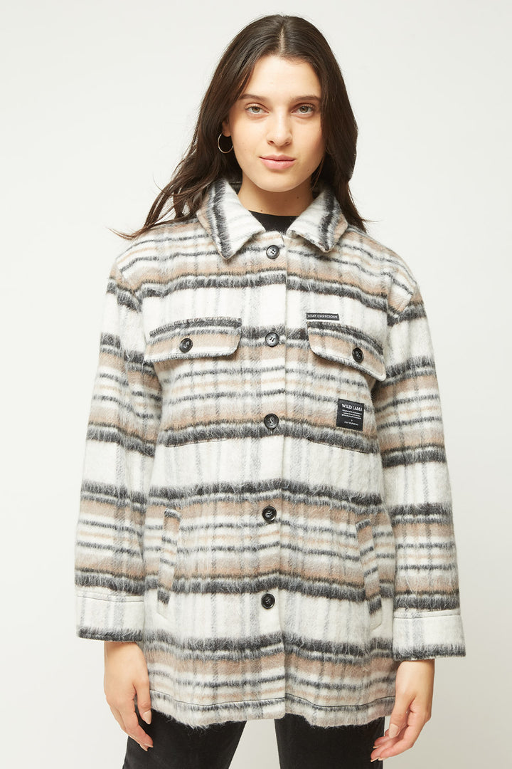 Chaqueta Scottish Sustentable Mujer Lt Brown