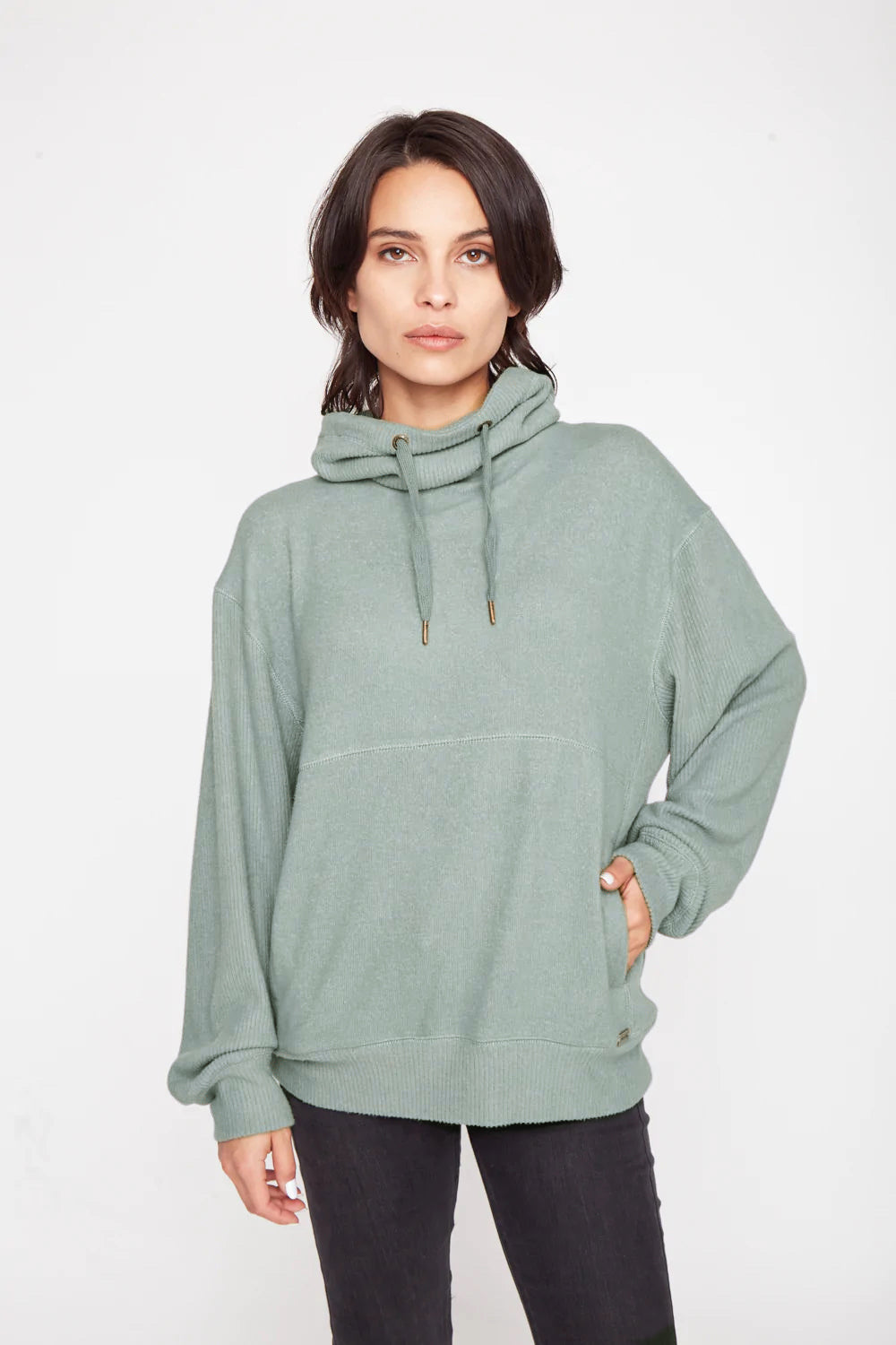 Sweater Estrata Orgánico Verde Mujer