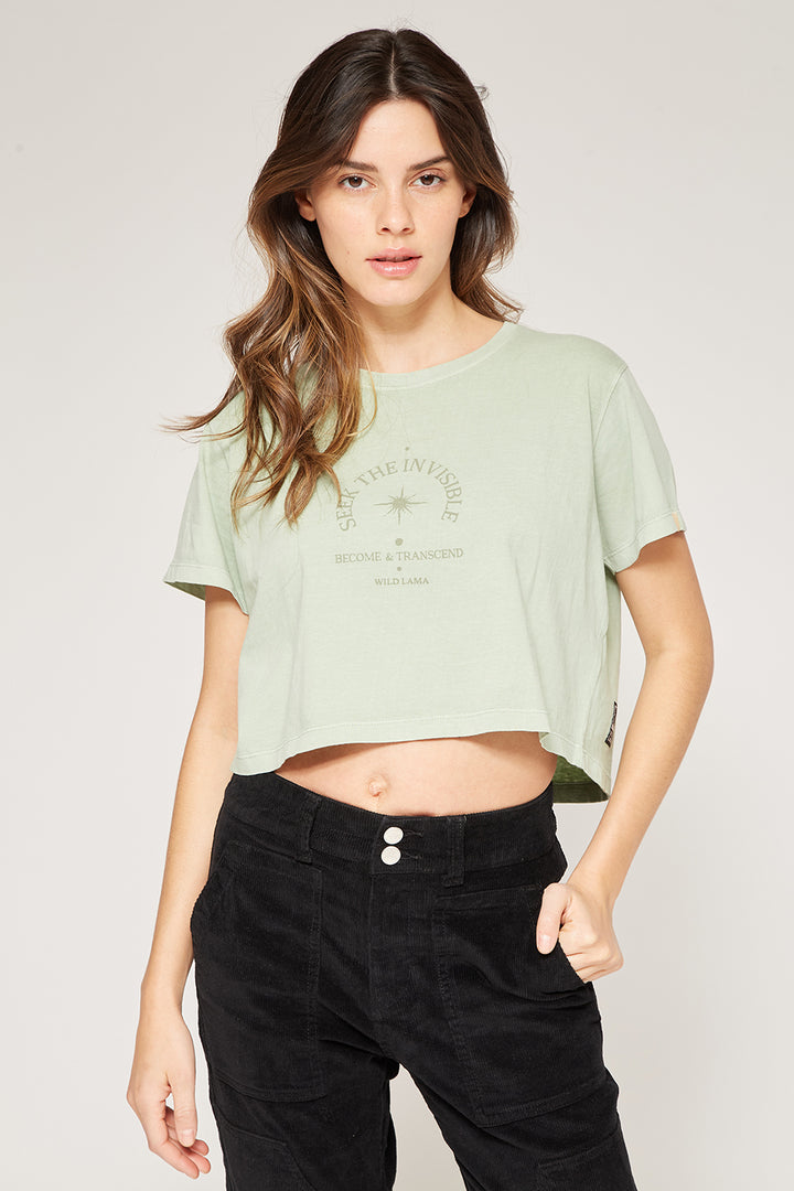 Polera Ayul Orgánica Verde Mujer