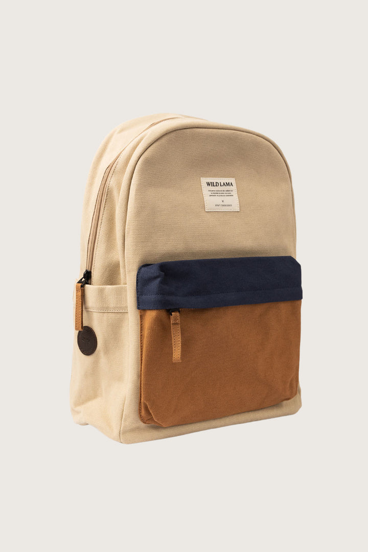 Mochila Ganiz Algodón Orgánico Beige