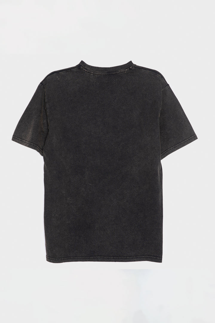 Polera Parques Con Causa Negra Hombre
