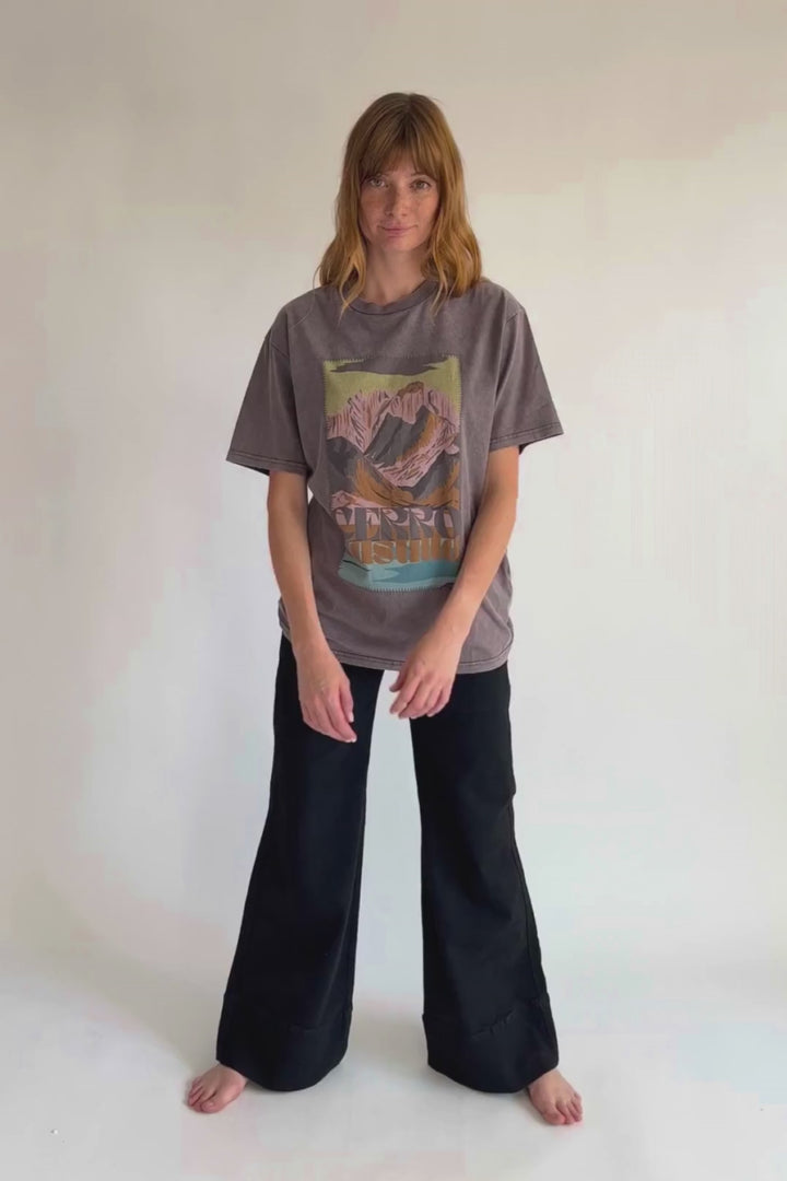 Polera Parques Con Causa Café Mujer