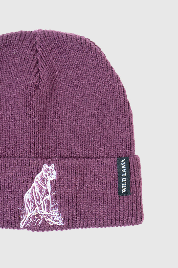 Gorro Lava Reciclado Fit Medio Burdeo